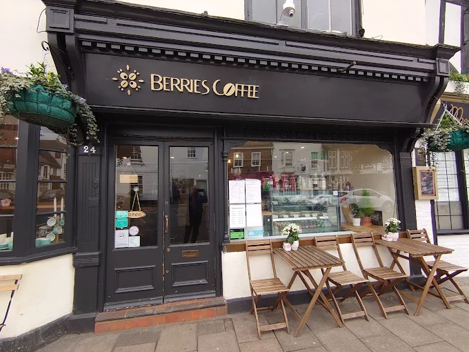 Berries Coffee storefront on Hart Street, Henley-on-Thames